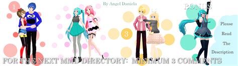 Mmd Dl Directory 3 Pose Pack Dl By Angela 16 On Deviantart