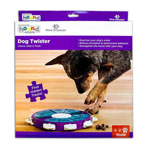 Dog Twister Nina Ottosson Treat Puzzle Games For Dogs And Cats