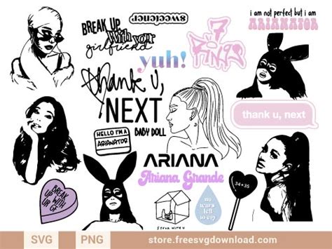 Ariana Grande Logos Svg