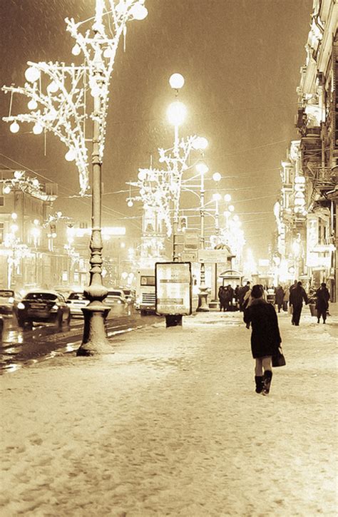 Christmas Street Lights Photography City Lights Winter