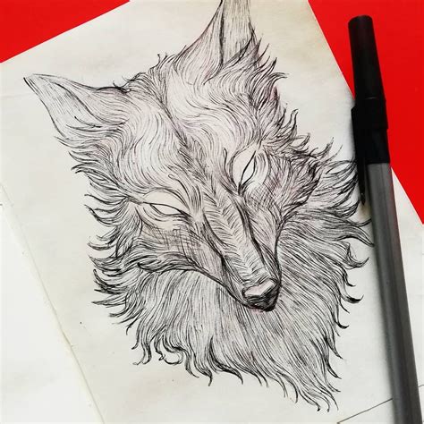 Wolf Drawing Ink Drawing Wolf Reference Wolf Art Dark Art Ghotic