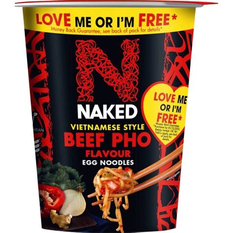 Naked Noodle Vietnamese Beef Pho Noodle Pot G Compare Prices