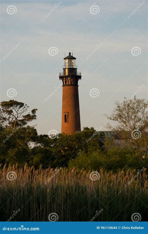Currituck Lighthouse In Currituck North Carolina Outer Banks Stock