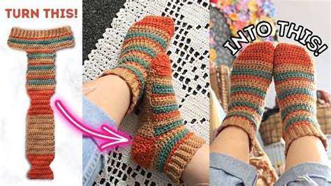 How To Crochet Socks Using The Easiest Method Ever You Will Not
