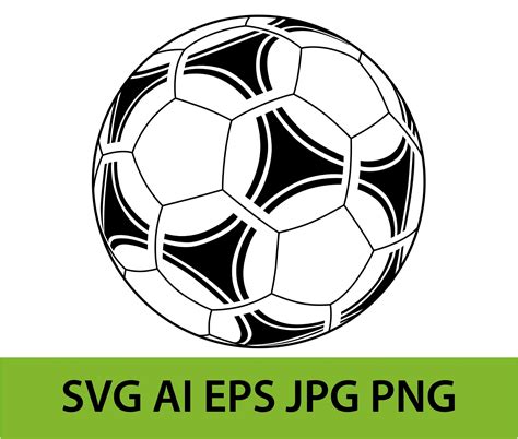 Football Ball Svg Digital Download Fichier Etsy