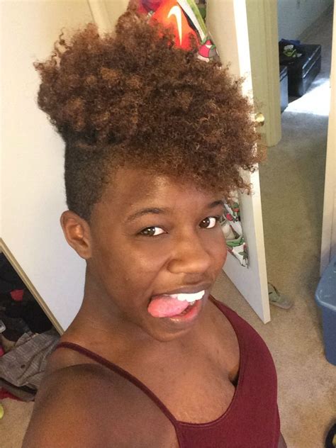 When it comes to shaved sides hairstyles mens looks like fades and undercuts reign supreme. Natural Hair with shaved sides | Natural hair journey ...