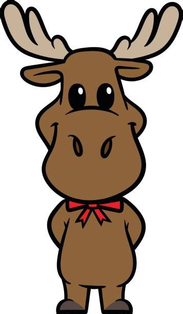 Cartoon comic style forest animal character cute moose. Moose Clipart Illustrations, Royalty-Free Vector Graphics ...