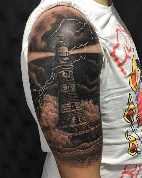My Lighthouse Tattoo Done By Eddy Of Eddy Tattoo In Albox Spain
