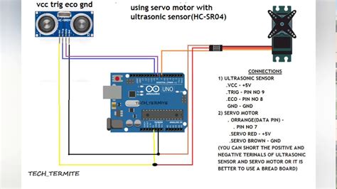 How To Use A Servo Motor With Ultrasonic Sensor And Arduino Arduino