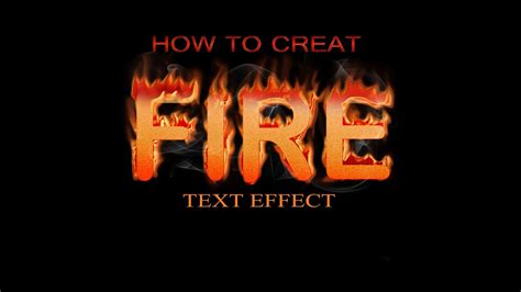 Fire Text Effect Premiere Proburning Text Effect Premiere Pro Youtube