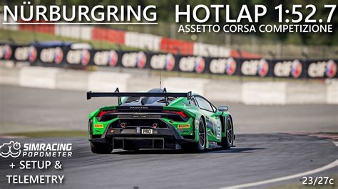 N Rburgring Hotlap Setup I I Lamborghini Huracan Evo I Acc I