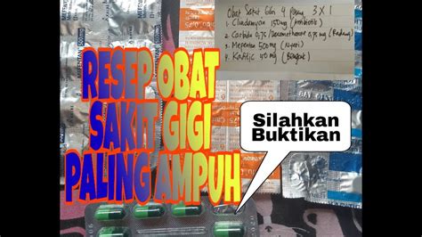 Sehingga orang yang sakit gigi agak resah mencari obat sakit gigi paling ampuh. OBAT SAKIT GIGI AMPUH 2020 - YouTube