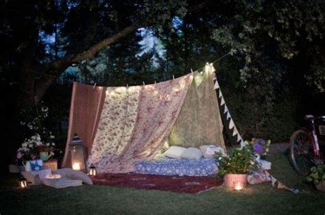 Indooroutdoor Blanket Tents And Forts Romantic Backyard