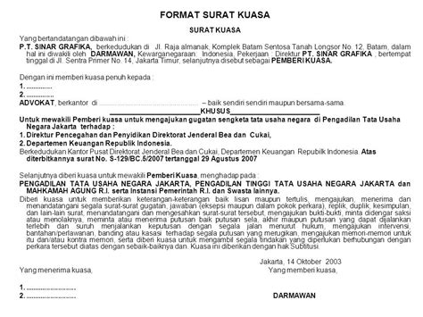 Contoh Surat Kuasa Hukum Kumpulan Letter The Best Porn Website