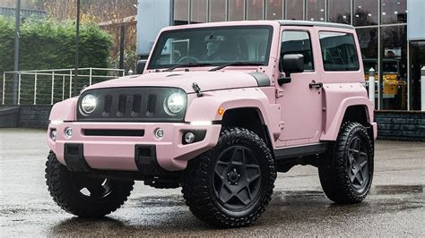 Custom Pink 2014 Jeep Wrangler For Sale With Nearly 64000 Price Tag