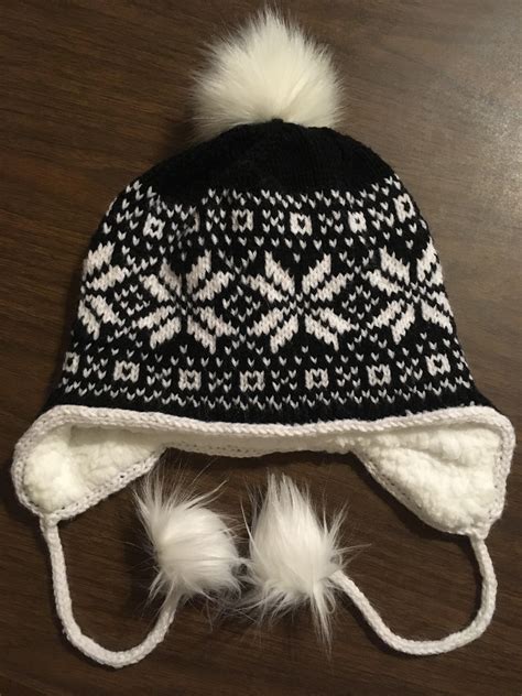 Fo Another Lined Ear Flap Hat Rknitting