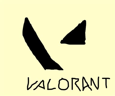 How To Draw Valorant Logo Valorant Icon Drawing Step By Step Shn Best
