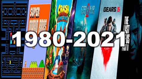 Evolución De Los Videojuegos Hasta La Actualidad 1980 2021 Youtube
