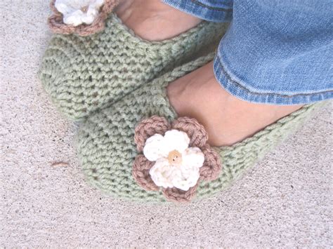 Crochet Women Slippers Accessories Adult Crochet Slippers Home
