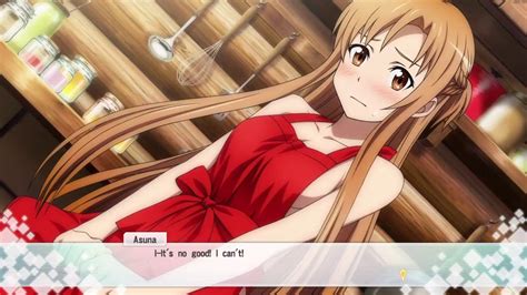 Sword Art Online Re Hollow Fragment Asuna Naked Apron Event Youtube