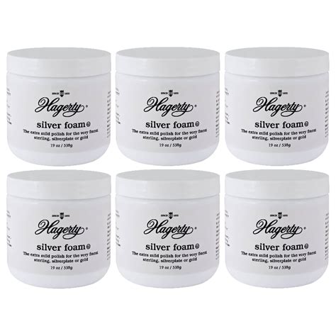 Hagerty Silver Foam Extra Mild Polish 19 Ounce 6 Pack