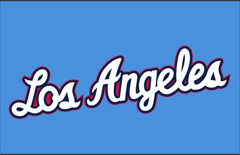 The los angeles clippers (branded as the la clippers) are an american professional basketball team based in los angeles. Los Angeles Clippers Jersey Logo - National Basketball Association (NBA) - Chris Creamer's ...