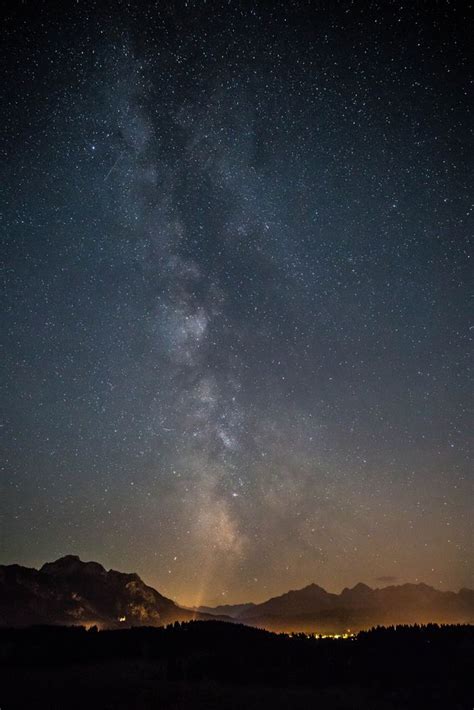 Allgäuer Milchstraße Foto And Bild Astrofotografie Himmel And Universum Landschaftsaufnahmen