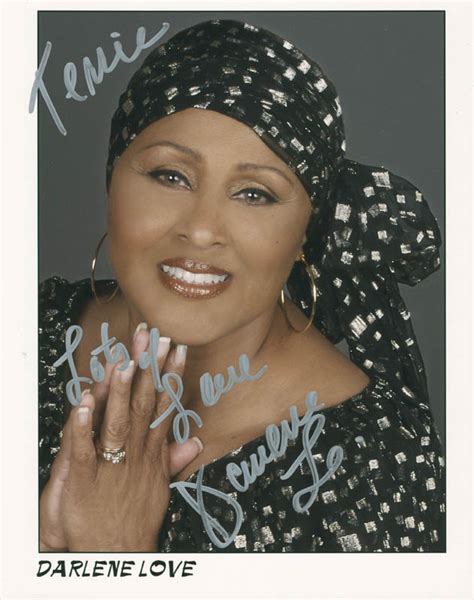 Darlene Love Inscribed Printed Photograph Signed In Ink