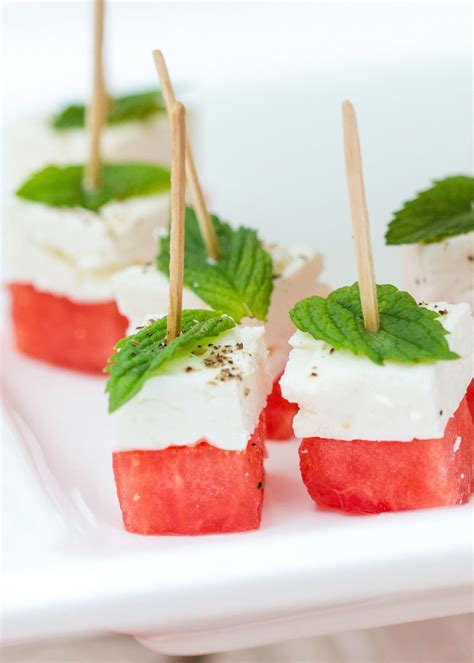 Healthy Appetizers for the Summer | Watermelon Feta ...