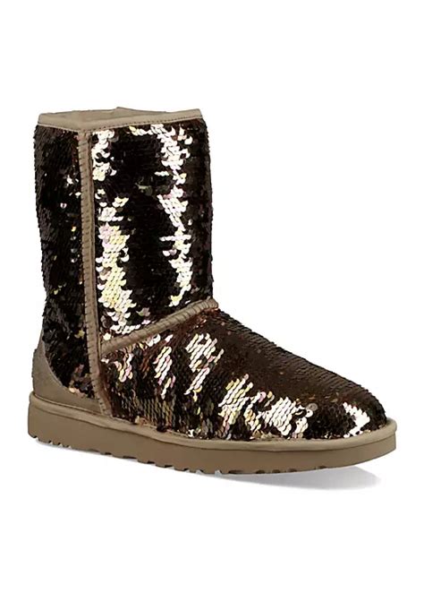 Ugg® Classic Short Sequin Boots Belk