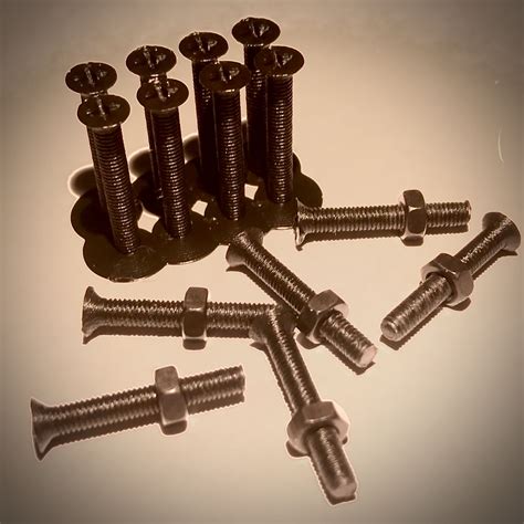 3d Printed Flathead Screws Prints 3d Printing Screws