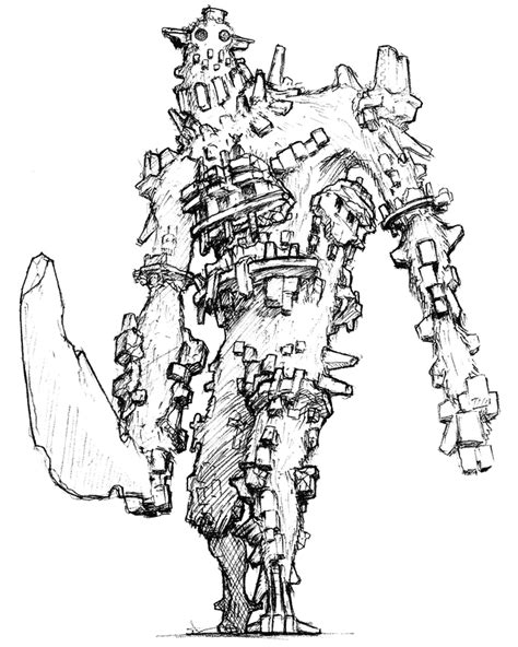 Shadow Of The Colossus Concept Art Video Game