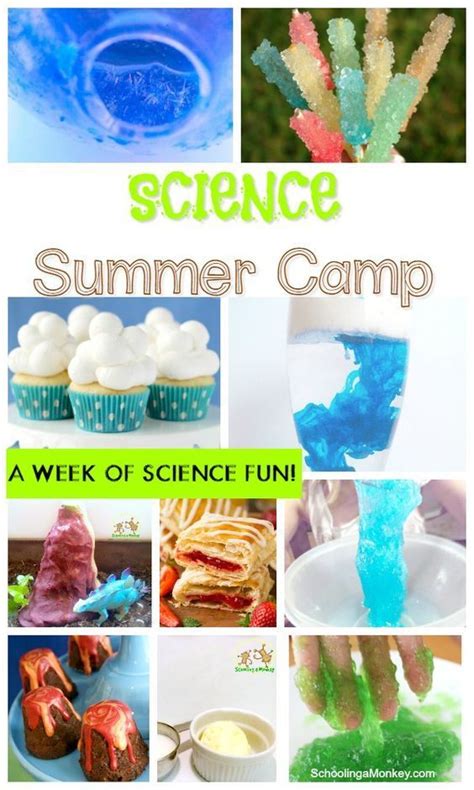 Diy Science Camp A Week Of Science Fun Summer Camp Activities