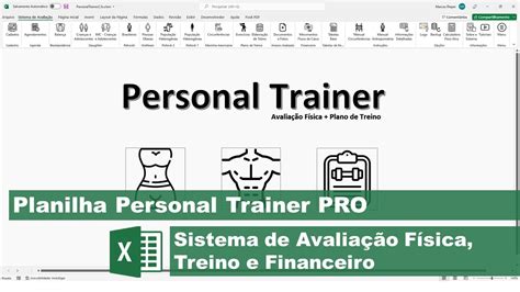 Planilha Personal Trainer Excel Pro Youtube