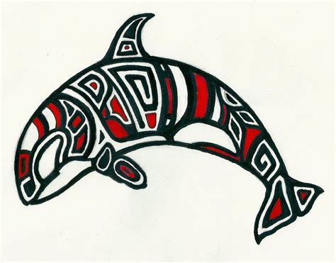 Native American Killer Whale Tattoo Johnie Bunyan