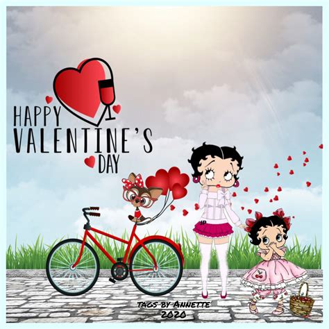 pin by cynde soto on holidays and celebrations with betty betty boop happy valentine happy