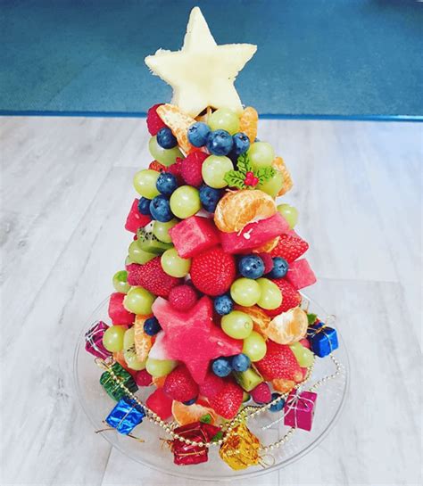 Fab And Festive Diy Healthy Fruit Christmas Tree And Wreath The