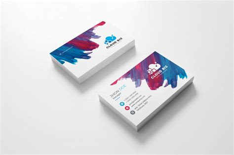 Discover thousands of premium vectors available in ai and eps formats. Paint Creative Business Card Design 002139 - Template Catalog