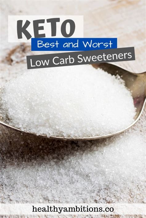 Keto Approved Low Carb Sweeteners The Good Bad And Ugly Healthy