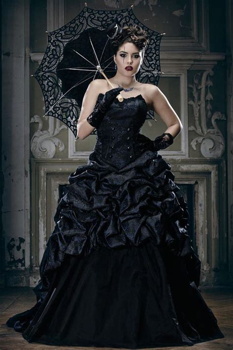 goth black wedding dress a perfect choice for unconventional brides fashionblog