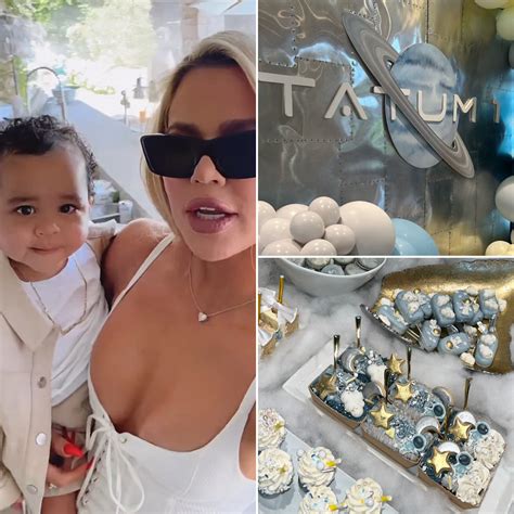 Khloe Kardashian Hosts Outer Space Birthday Party For Son Tatum Pics