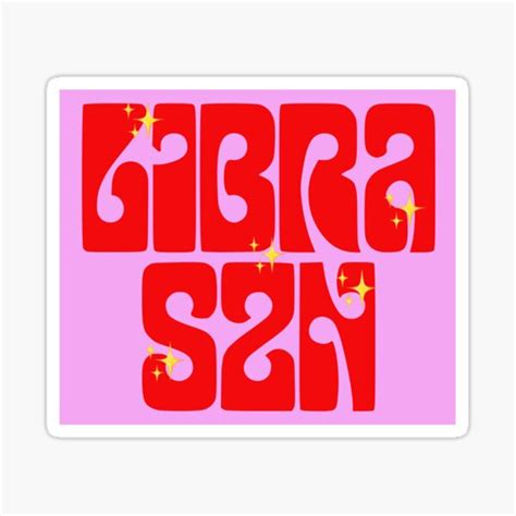 Libra Szn By Gabyiscool Sticker By Gabyiscool Redbubble