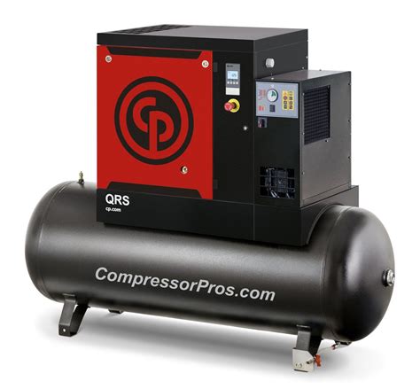 Chicago Pneumatic Qrs10hpd 125 10 Hp Rotary Screw Air Compressor Wdryer