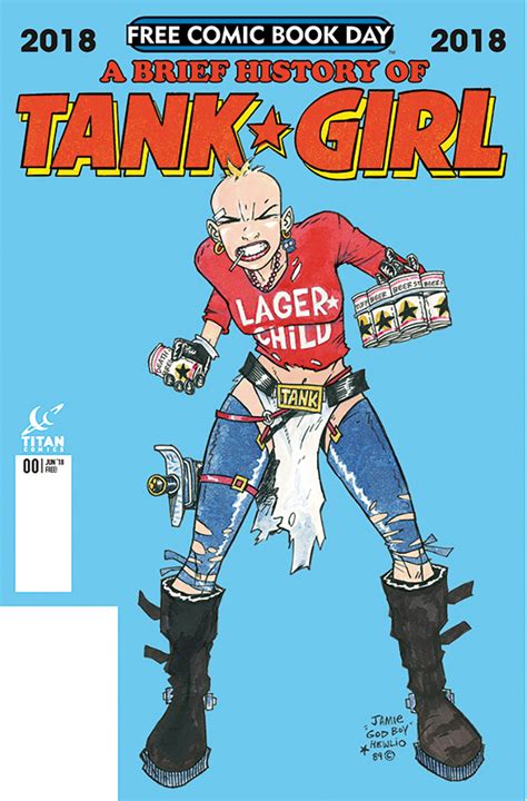 Jan180042 Fcbd 2018 Brief History Of Tank Girl Free Comic Book Day