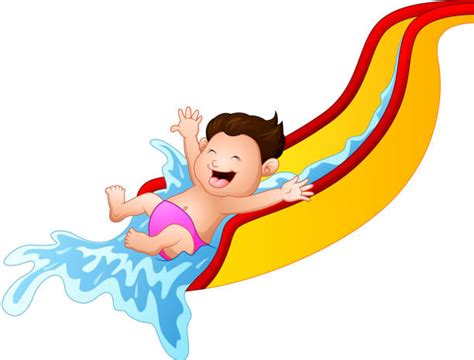Royalty Free Water Slide Clip Art Vector Images And Illustrations Istock