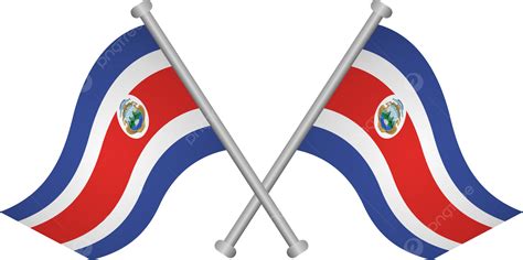 Icono De La Bandera De Costa Rica Png Costa Rica Bandera Bandera De