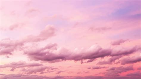 Stock Video Clip Of 4k Timelapse Of Beautiful Pink Sunset Sky