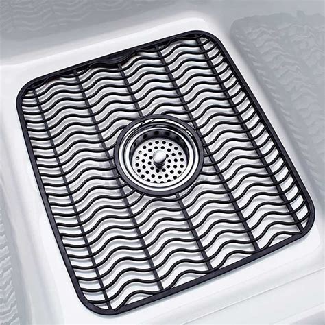 Foldable Insulated Soft Rubber Dishes Protector Sink Mat Table Kitchen
