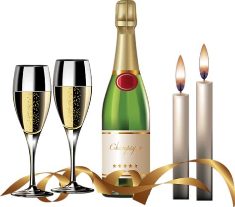 Exploser champagne bouteille banque d'images. Verres et bouteille de Champagne, tube Nouvel An, png
