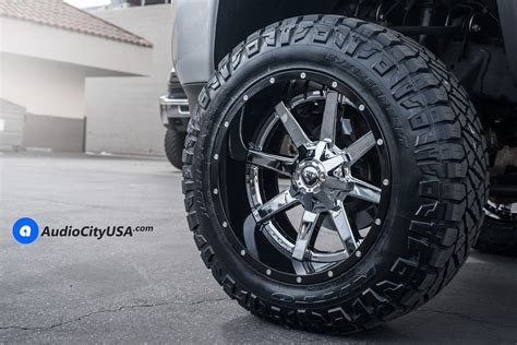 2015 Gmc Denali Hd 2500 22 Fuel Wheels D260 Maverick Chrome Face